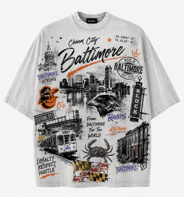 ALL NEW '' Charm City TEE''